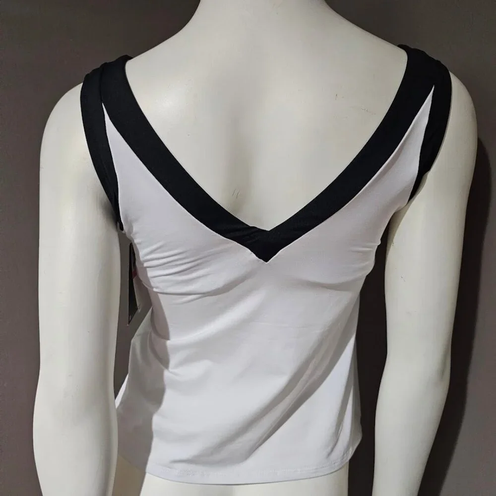 Nike Sport Mesh Scoop-Neck Tankini Swim Top - Picture 3 of 9